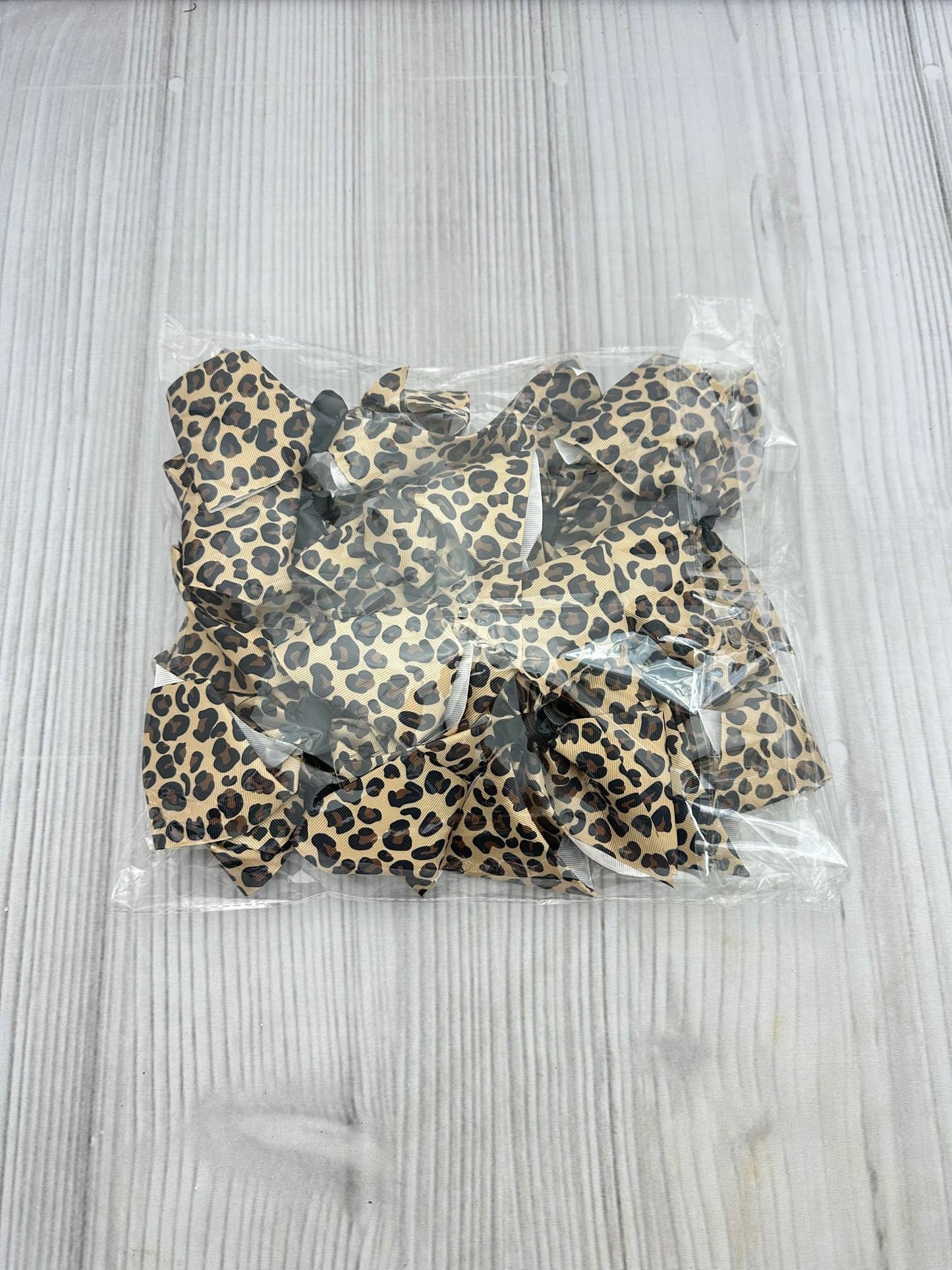 Cheetah Print Hair Bow