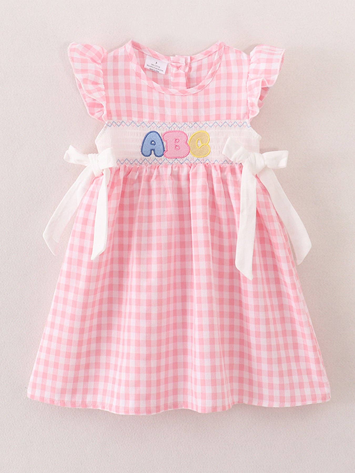 Back To School "ABC" Applique Dress: 5