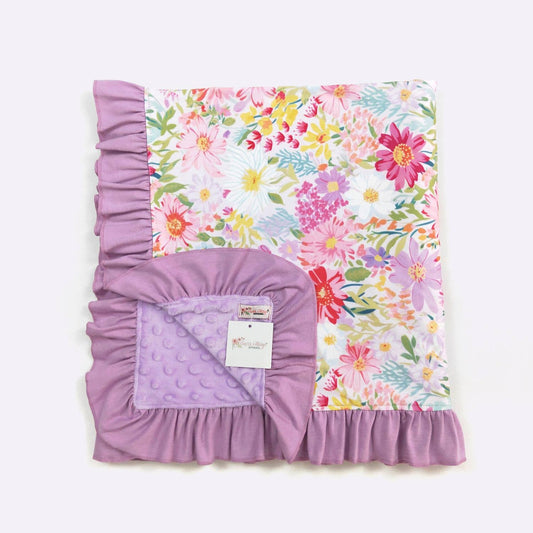 Lilac Wildflowers Blanket