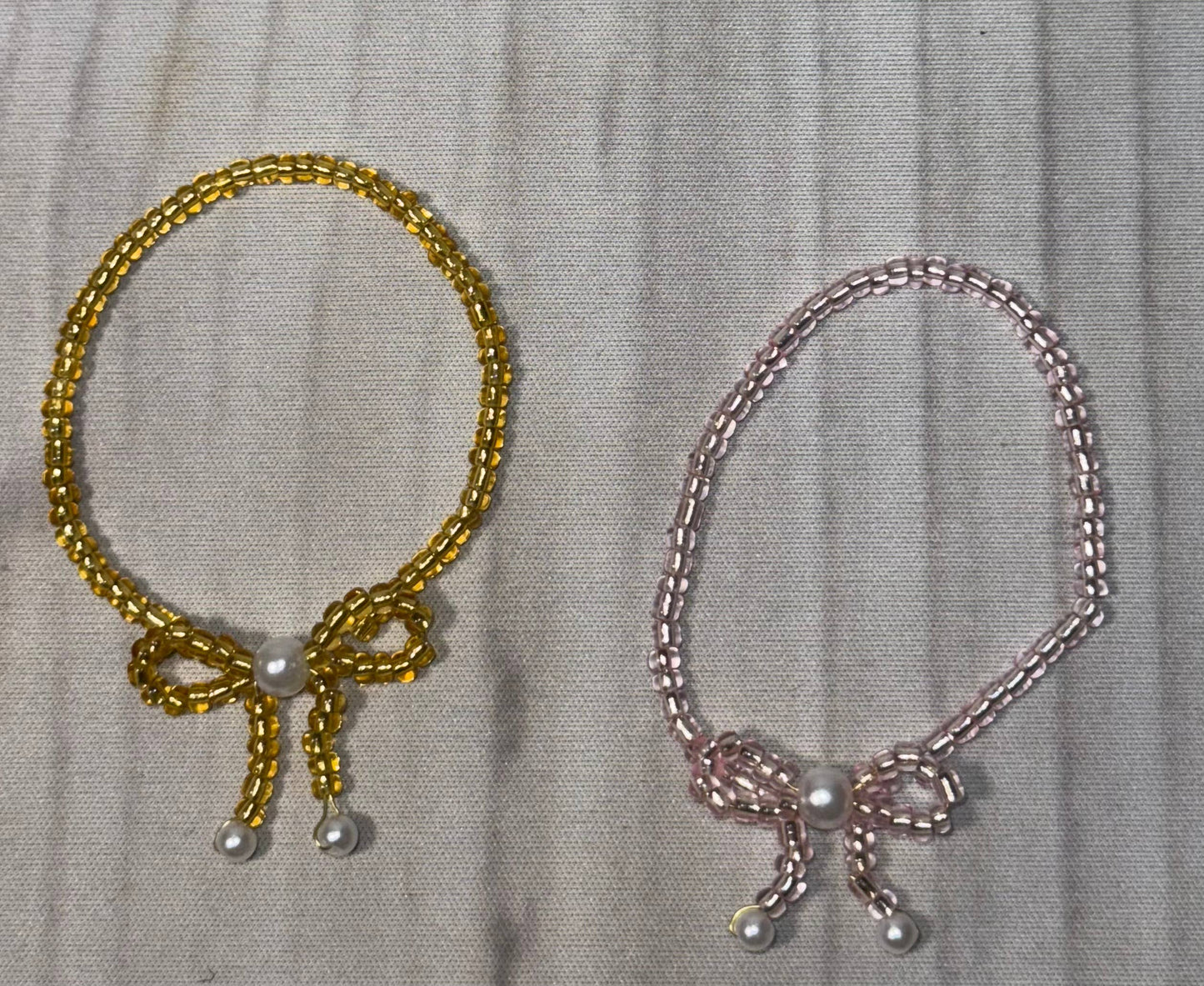 Coquette Bow Bracelet: Gold