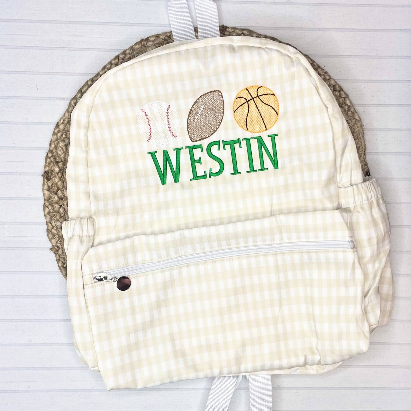 Nylon Backpack (Full Size): Ducks
