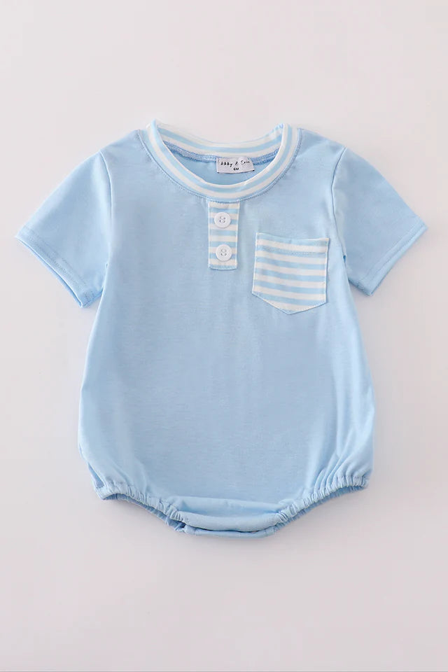 Blue stripe pocket bubble