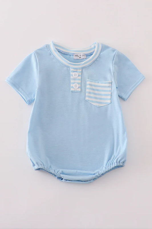 Blue stripe pocket bubble