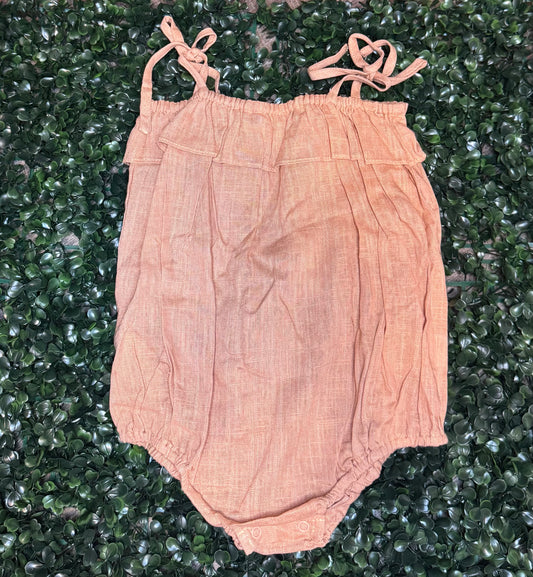 Pink Linen strap bubble