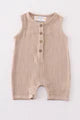 Premium Beige muslin boy Jon Jon